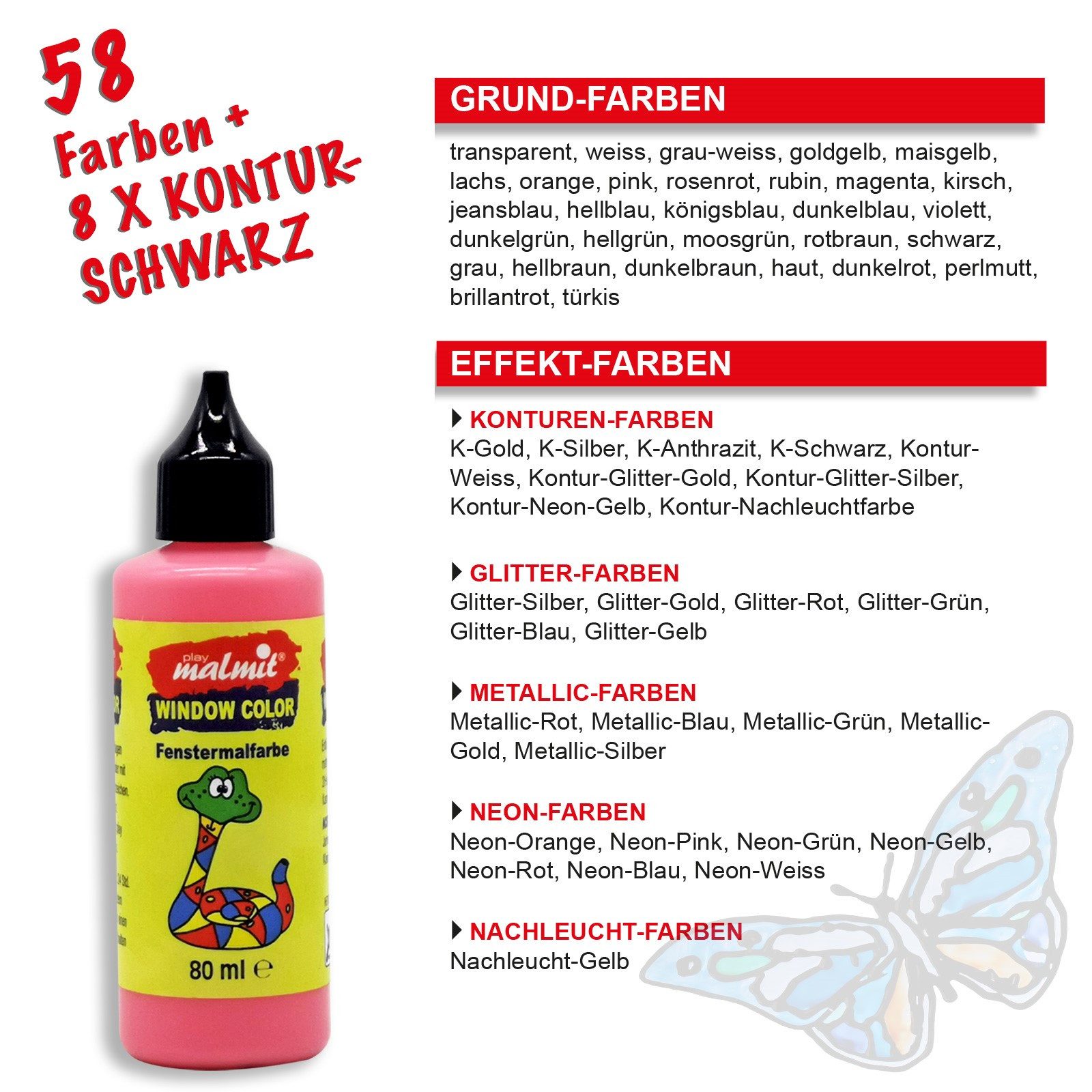 creative malmit® Fenstersticker Window Color 66 günstig online kaufen