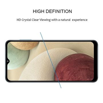 Wigento Handyhülle Für Samsung Galaxy A13 5G / A04S 3D Premium 0,3 mm H9 Hart Glas Schwarz Folie Schutz Hülle Neu