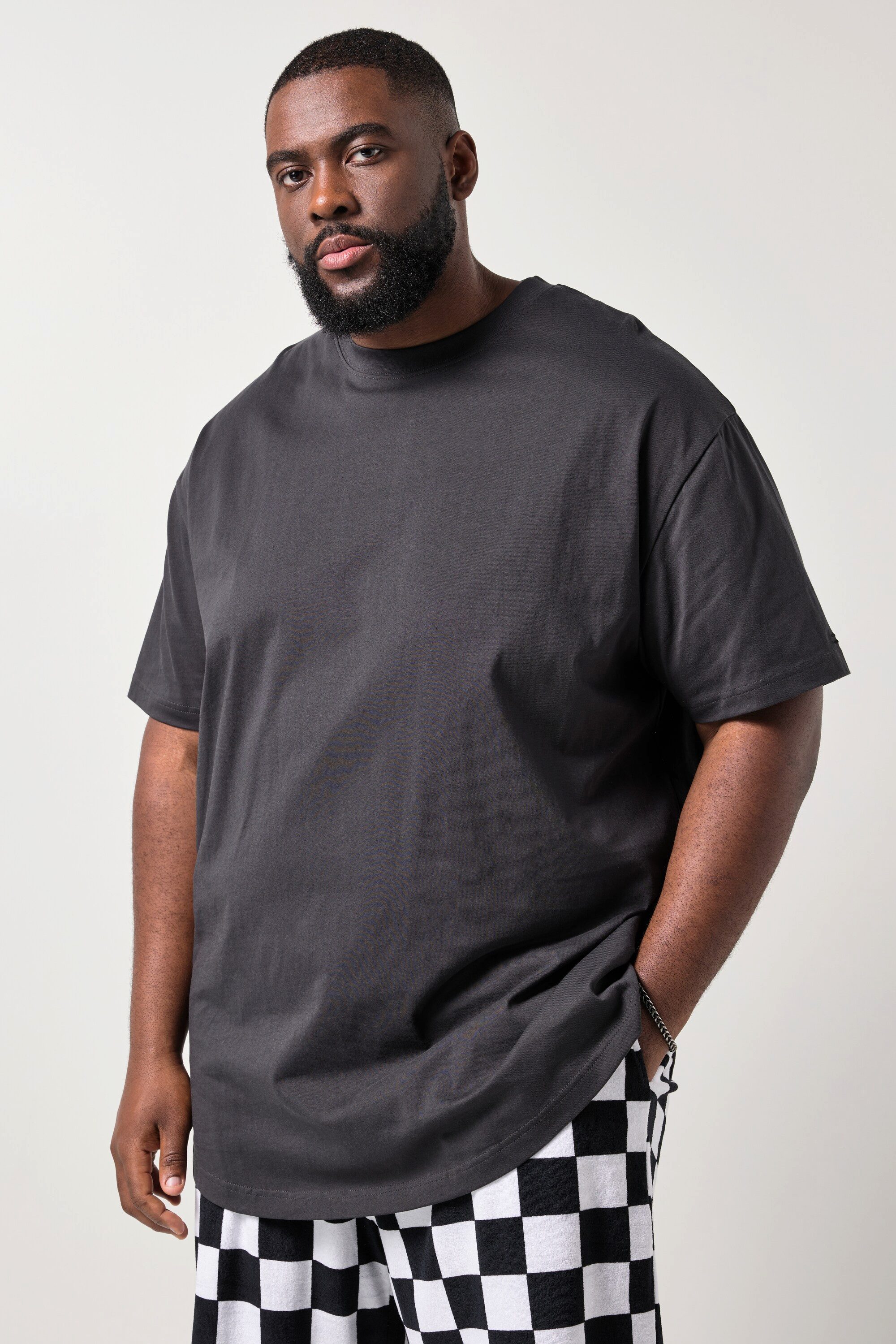T-Shirt T-Shirt Halbarm oversized Rückenprint