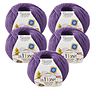 10 x ALIZE COTTON GOLD HOBBY NEW 44 PURPLE