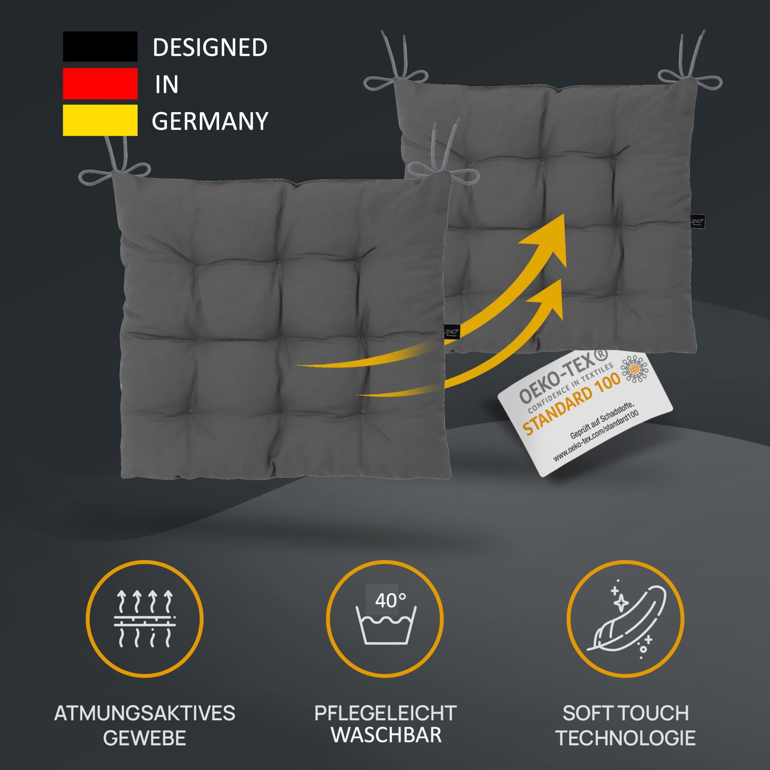 LILENO HOME Stuhlkissen Sitzkissen für Gartenstuhl, günstig online kaufen
