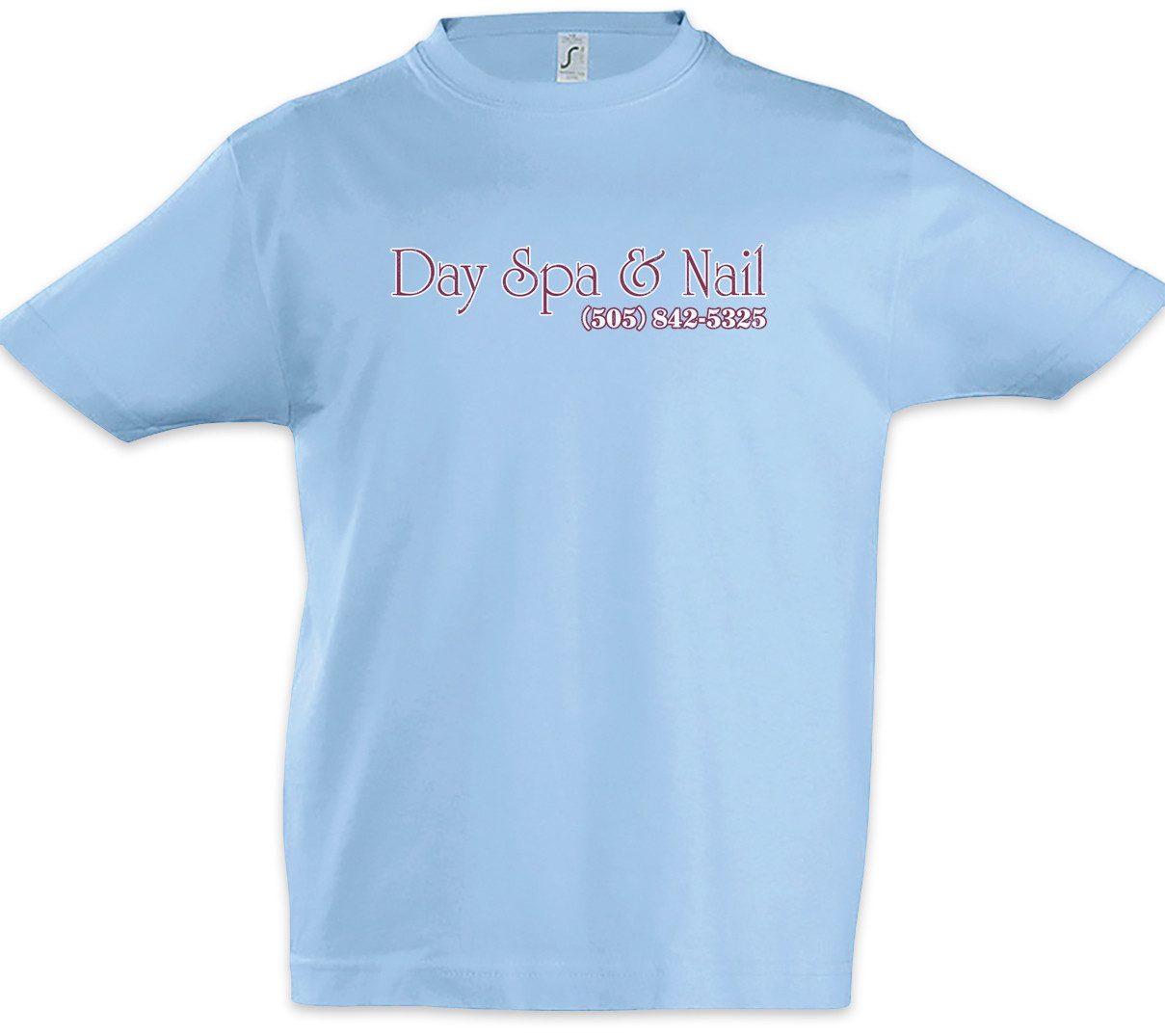 Print-Shirt Day Spa & Nail Kinder T-Shirt Breaking Nagelstudio Company Bad Firma
