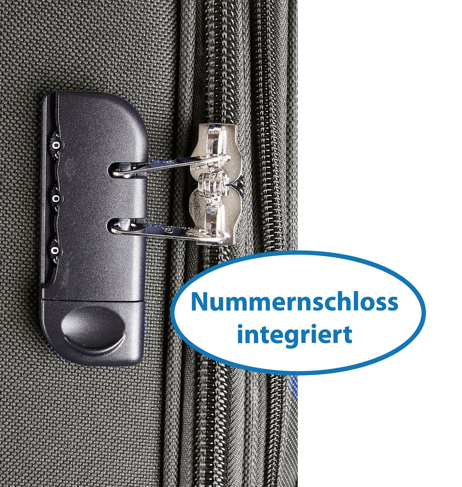 Goldhofer Kofferset Stilvoll, praktisch & in 4 Größen für eine wundervolle Reise, (Set, 4 TLG), 360° Leichtlaufrollen