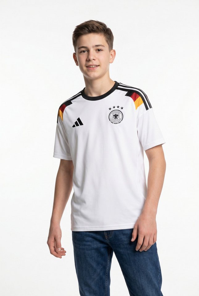 adidas Performance Fußballtrikot DFB H JSY FAN Y für Kinder, mit Deutschland WM 2026 Fan Trikot, ohne Verschluss