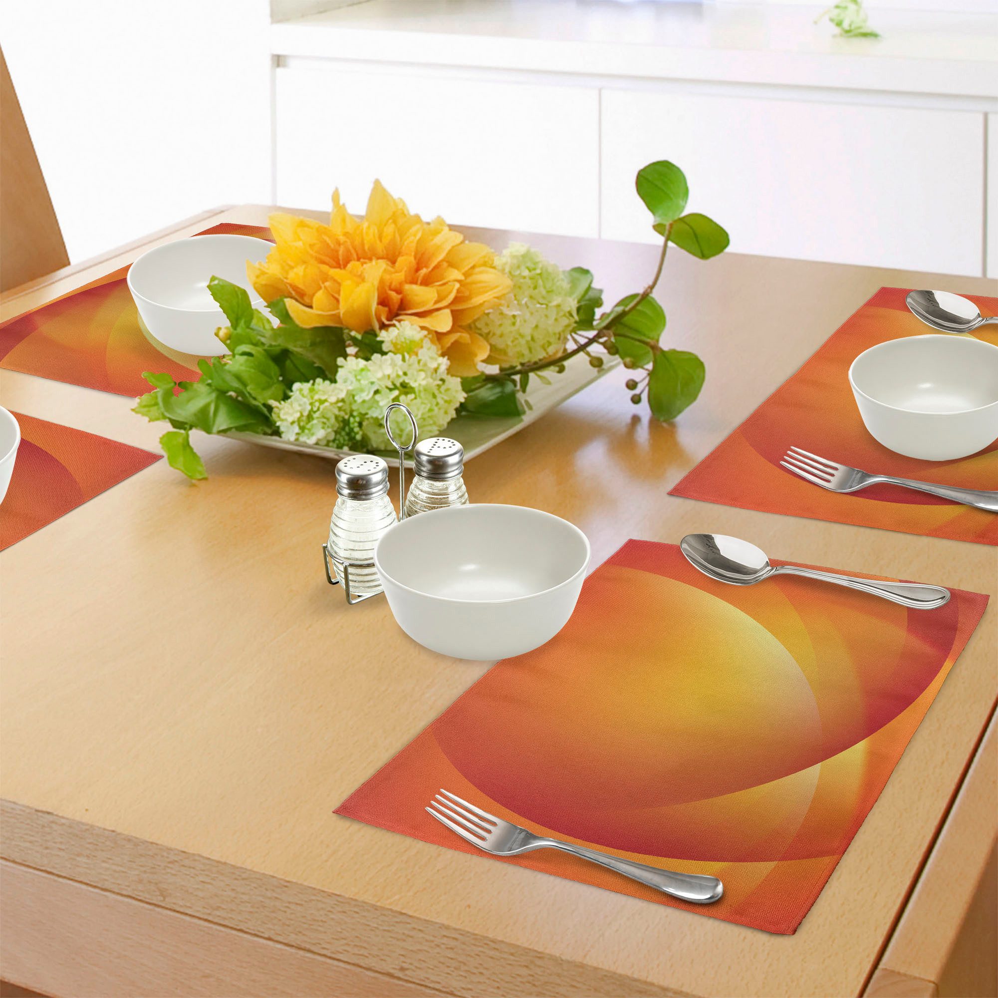 Abakuhaus Platzset Waschbare Stoff Esszimmer Küche Tischdekorations Digital günstig online kaufen