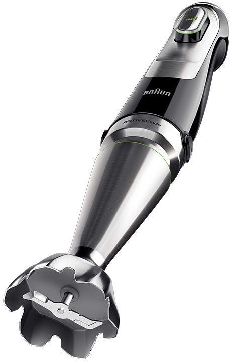 Braun Stabmixer MultiQuick 9 MQ 9195XL - 1200W, Stufenlosreulierbar, Dynamische Klinge, 1200 W, Spritzschutz, Extra Mahlklinge, 2 Modi + Pulsfunktion, Würfelschneider
