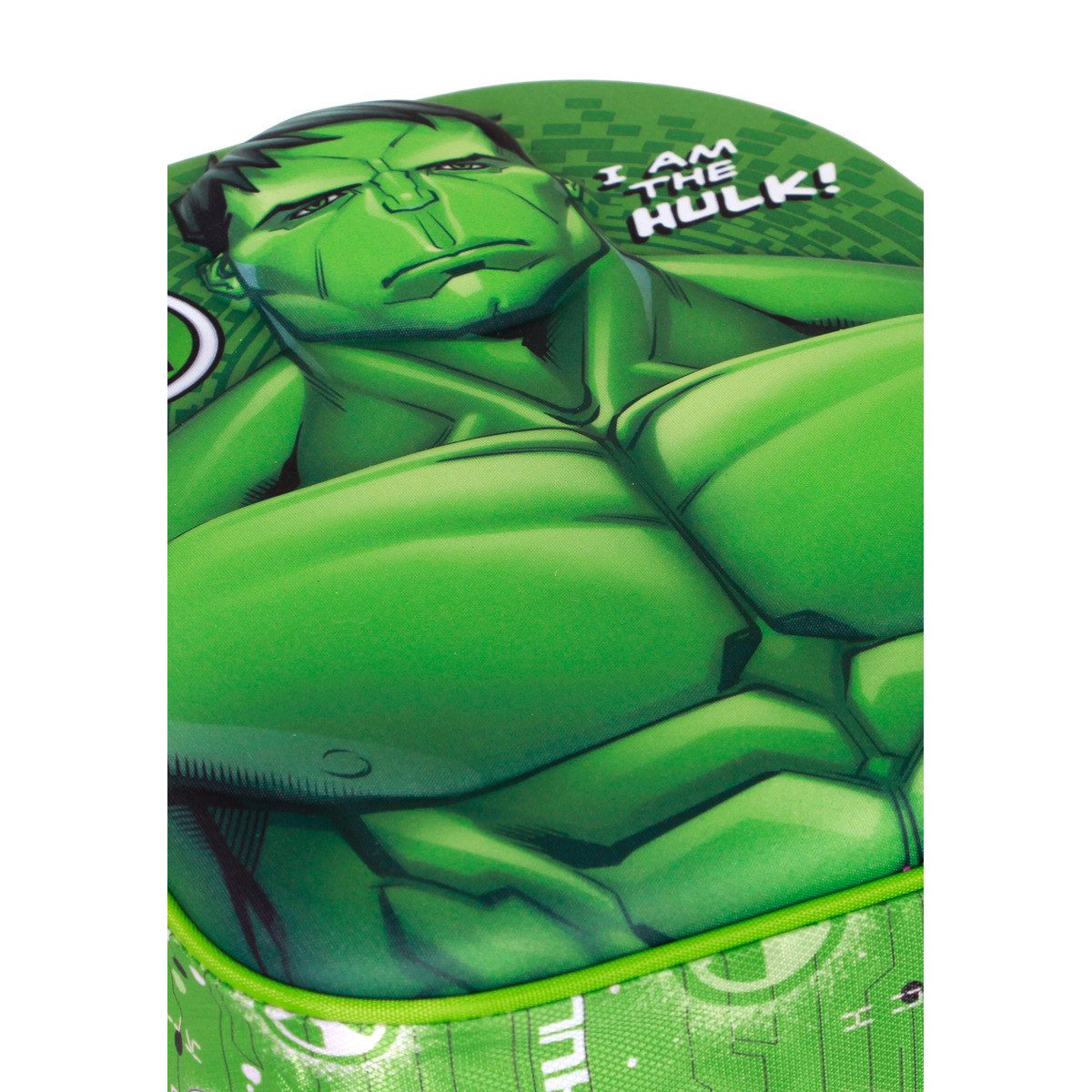Hulk Faust 3D Rucksack Für Kinder – Grün, 31x26x11 Cm, Mit Netztaschen