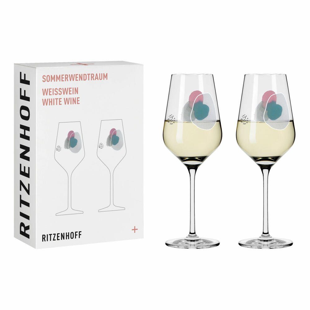 Weißweinglas Sommerwendtraum Weißwein 2er-Set 001