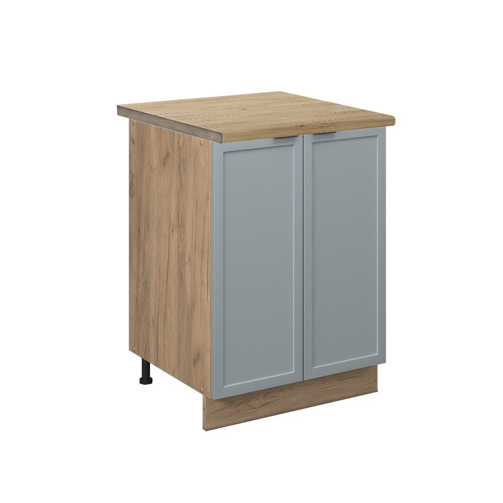 Vicco Unterschrank Fame-Line, Hellblau-grau/Goldkraft Eiche, 60 günstig online kaufen