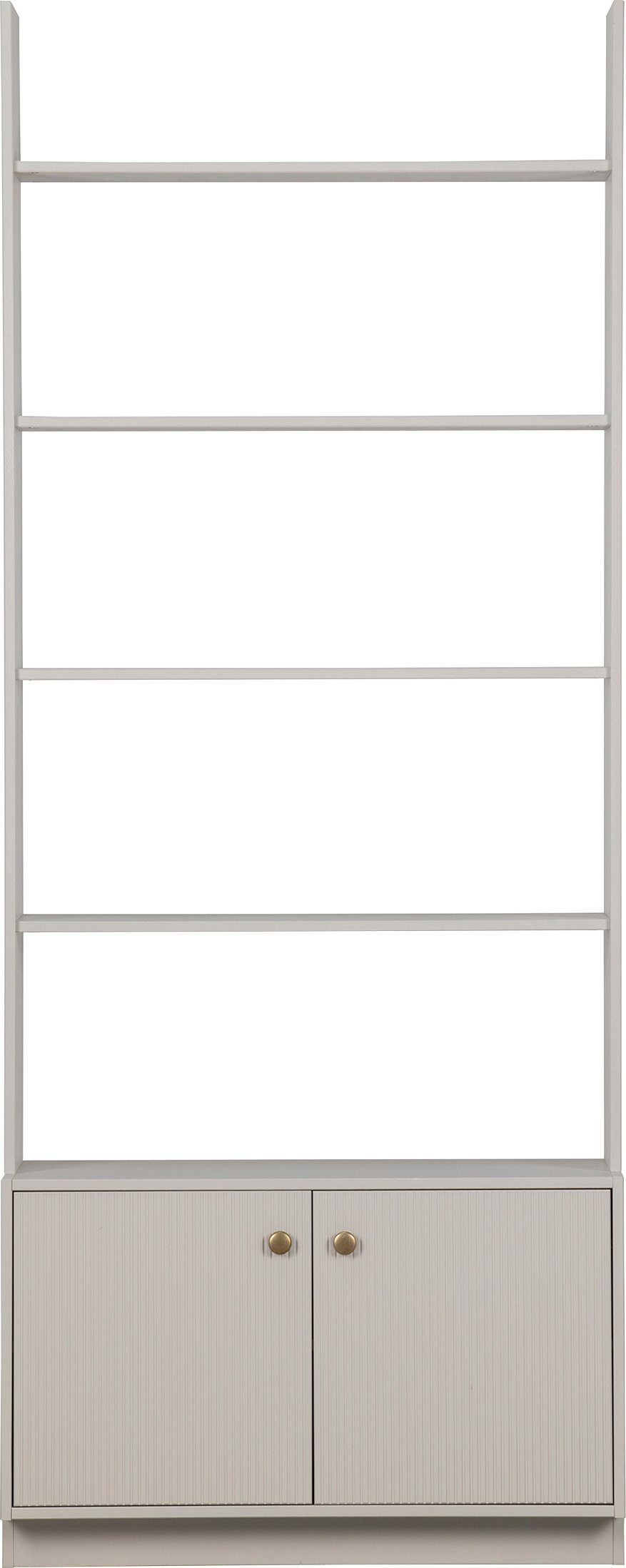 WOOOD Mehrzweckregal Madu, aus Kiefernholz und Metall, Breite 80 cm