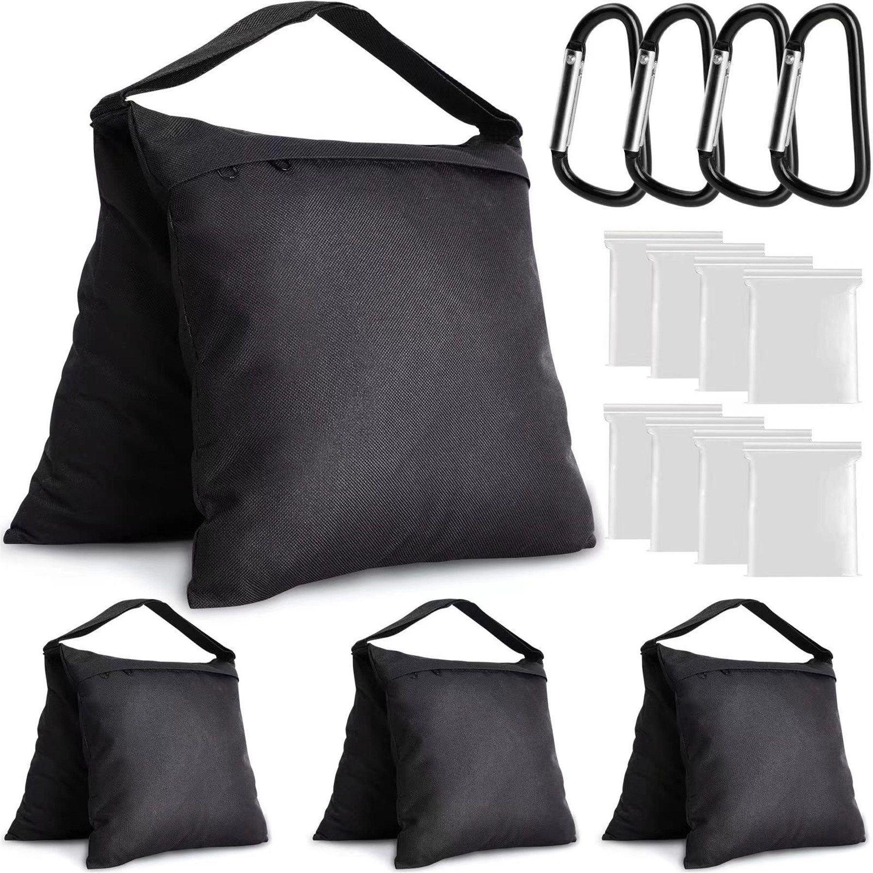 Mutig Beschwerungsgewicht 4 Stück Sandbags Sandsack für Stativ Fotografie, 29*27cm, Nylon GegenGewichte, zur Beschwerung Abspannung Einer Bespannung, (Basics Fotografische Leere Sandsack-Sets, für Garten,Outdoor-Aktivitäten, Camping, Angeln, trand, Baustelle), Fotografen,Camper,Angler,Outdoor-Enthusiasten, Veranstalter,Handwerker