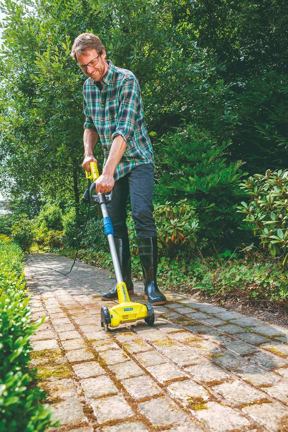 Gloria Elektro-Fugenbürste Stahldraht-Fugenbürste 4er Set - Zubehör für MultiBrush und WeedBrush