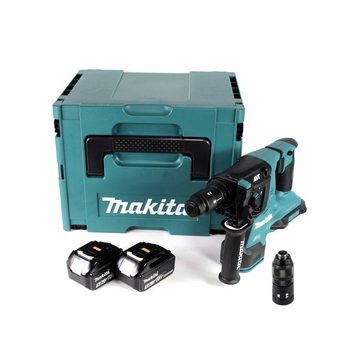 Makita Schlagbohrmaschine DHR 281 TJ Brushless Akku Bohrhammer 28 mm 2x 18 V für SDS-PLUS mit S