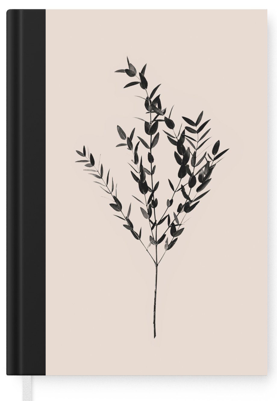 Haushaltsbuch Seiten, Merkzettel, - Grün Notizheft, 98 Tagebuch, Natur, Journal, A5, MuchoWow Pflanzen Notizbuch -