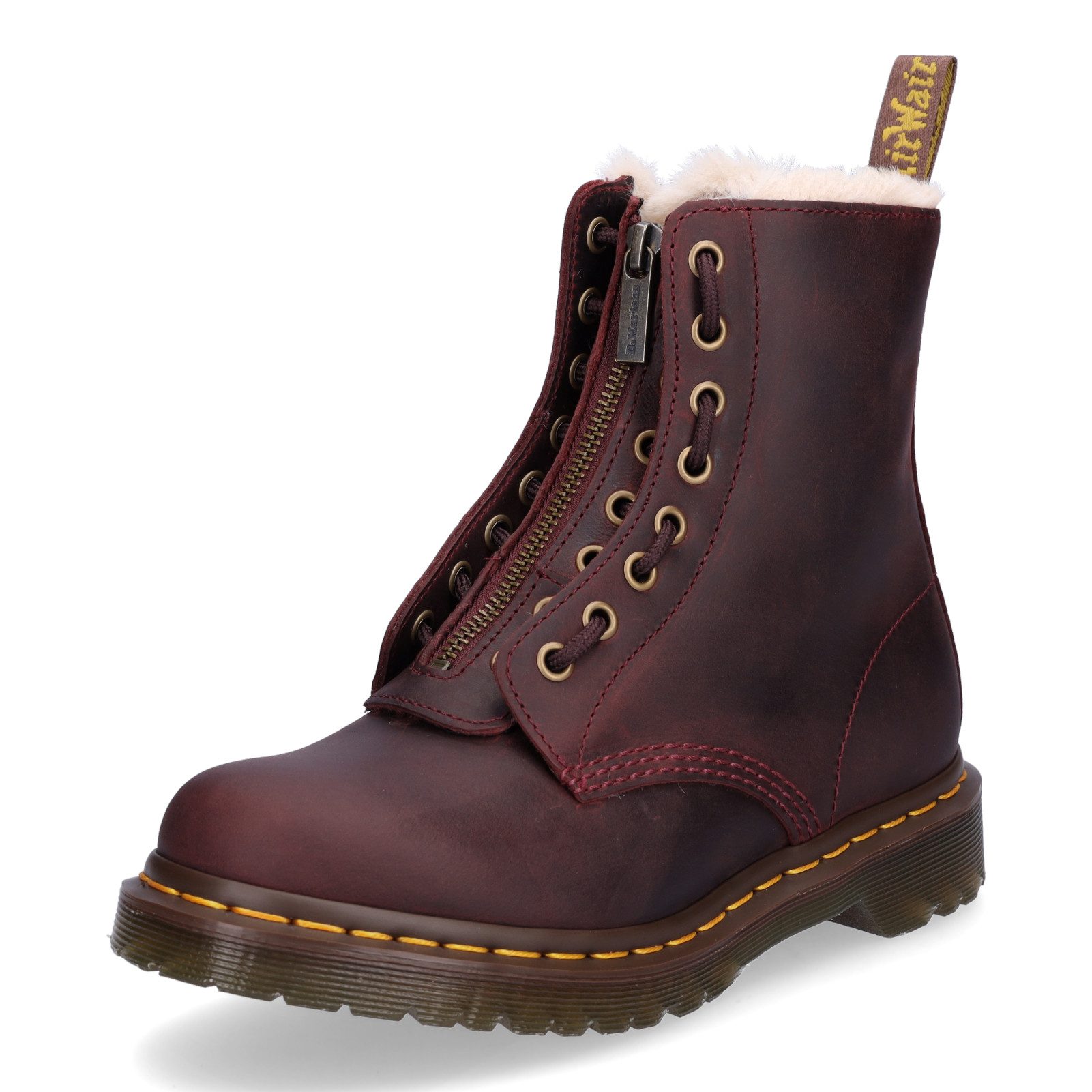 DR. MARTENS Dr. Martens Damen Boot rot Ankleboots