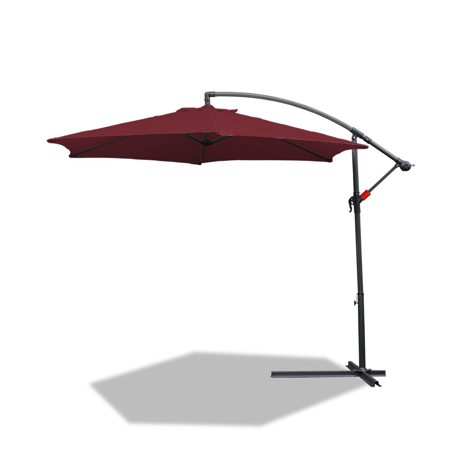 Clanmacy Sonnenschirm Sonnenschirm 300/350cm UV40+ UV-Schutz günstig online kaufen