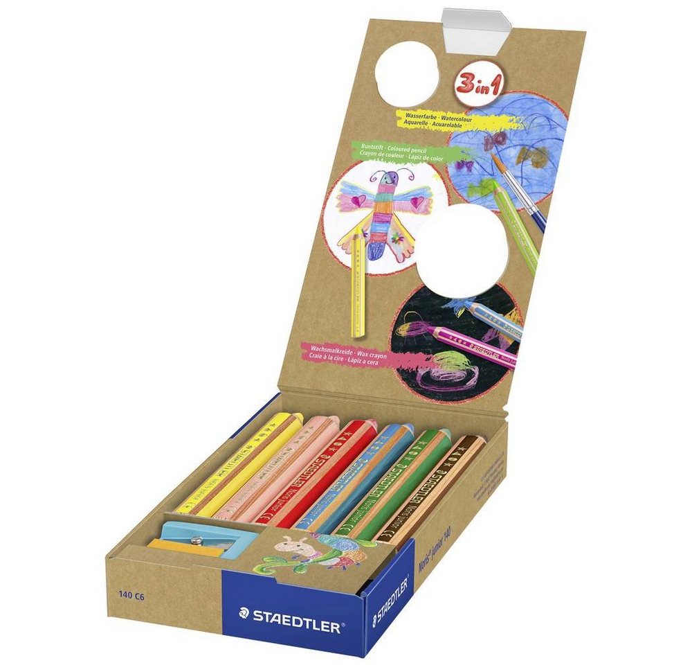 Thumbnail - STAEDTLER Buntstift Noris® junior 140 3 in 1 Kindermalstifte