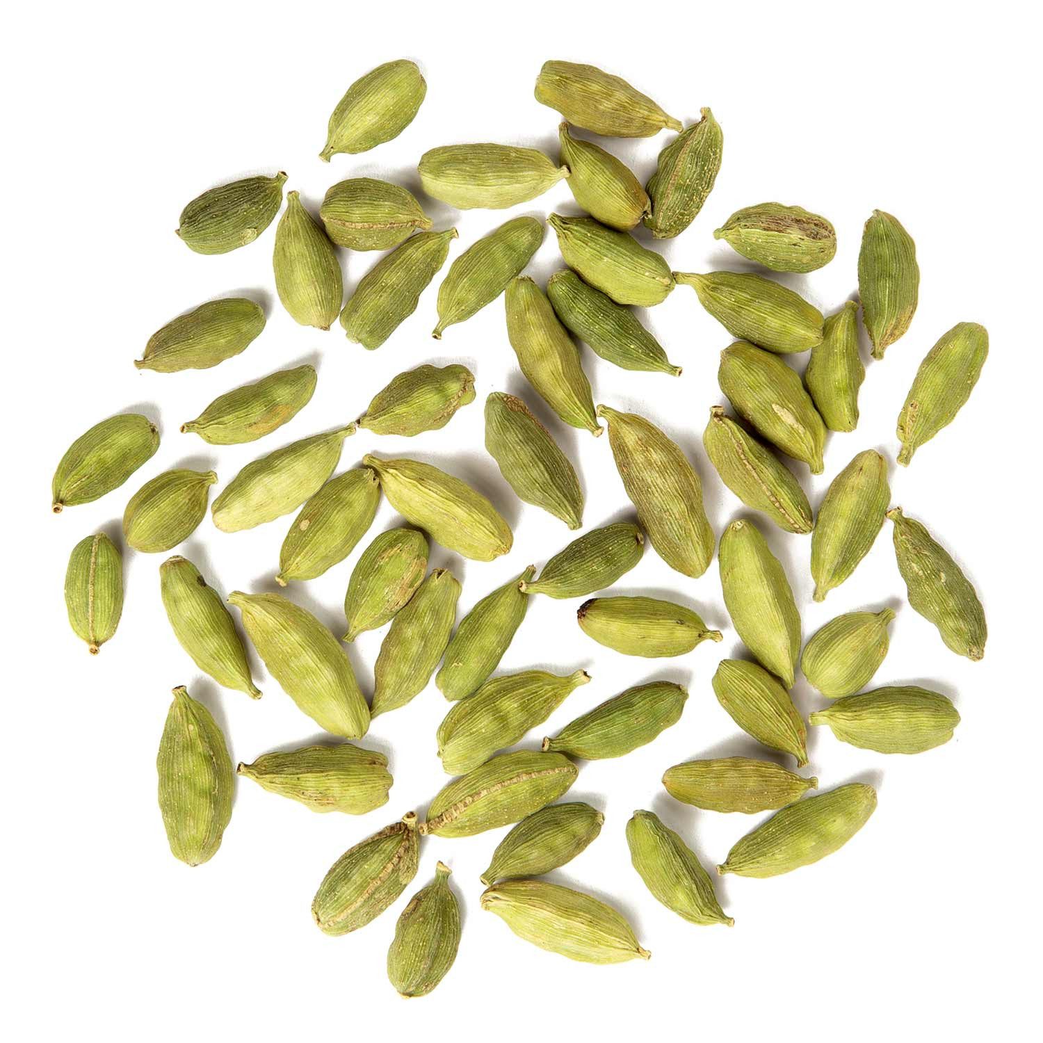 Pfefferdieb Gewürz Wilder Kardamom Kapseln ganz, grün, BIO, 100g, intensives süßlich-scharfes Aroma