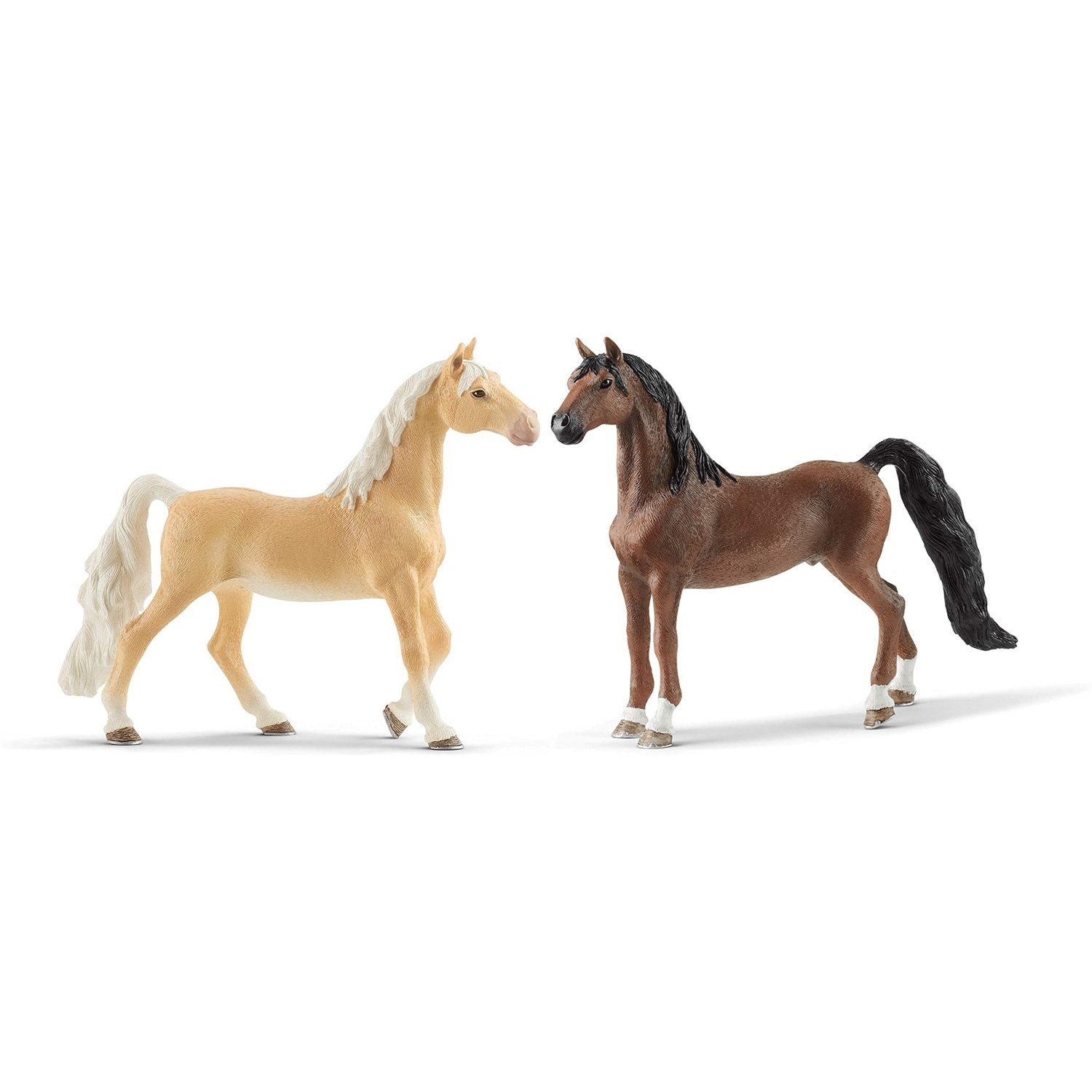 Schleich® Tierfigur 13912 13913 Horse Club 2er Set American Saddlebred Stute +