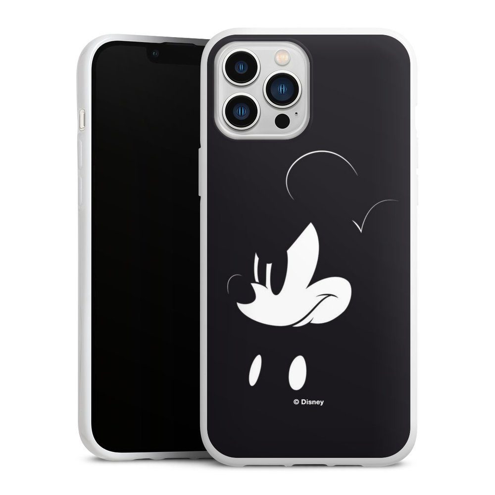 DeinDesign Handyhülle Mickey Mouse Offizielles Lizenzprodukt Disney Mickey Mouse - Mad, Apple iPhone 13 Pro Max Silikon Hülle Bumper Case Handy Schutzhülle