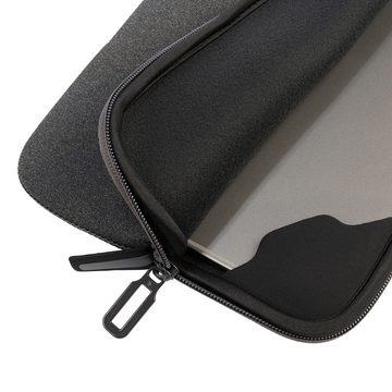 Tucano Tablet-Hülle Second Skin Mélange, Neopren Tablet Sleeve, Schwarz 10,5 Zoll, 10-11 Zoll Tablets