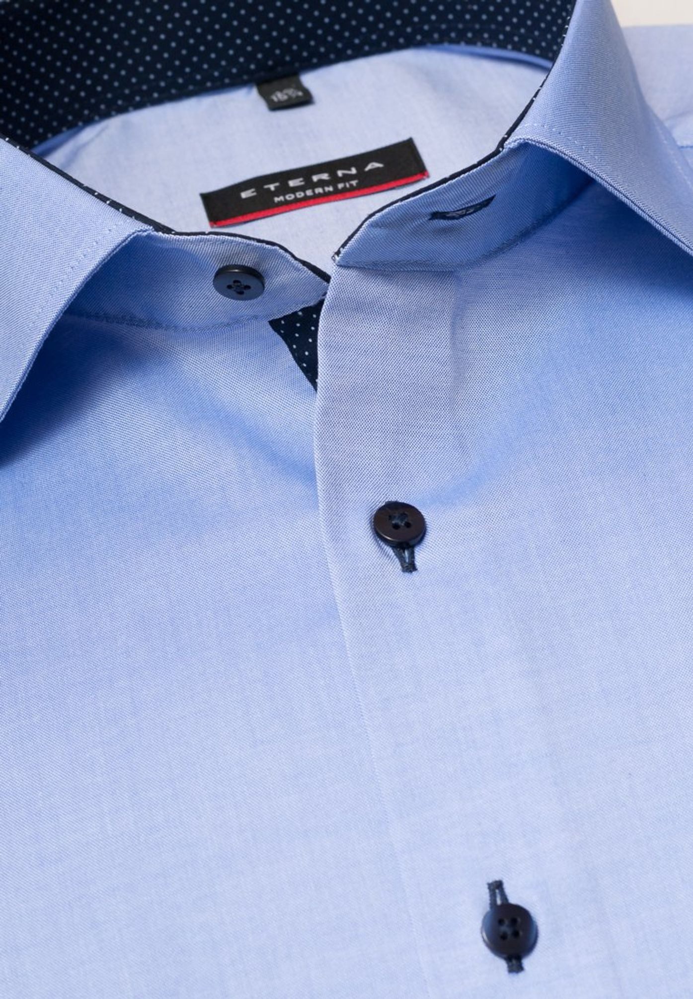 Eterna Langarmhemd Modern Fit bügelfrei