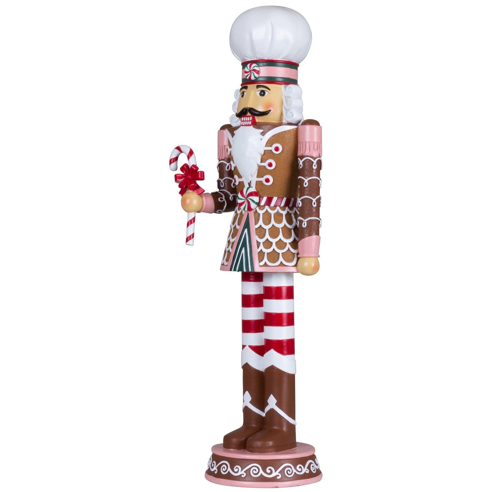 Christmas Paradise Nussknacker Deko Figur 45 cm, (stehend, 1-tlg., Weihnachtsdeko), bunt, Lebkuchenstil