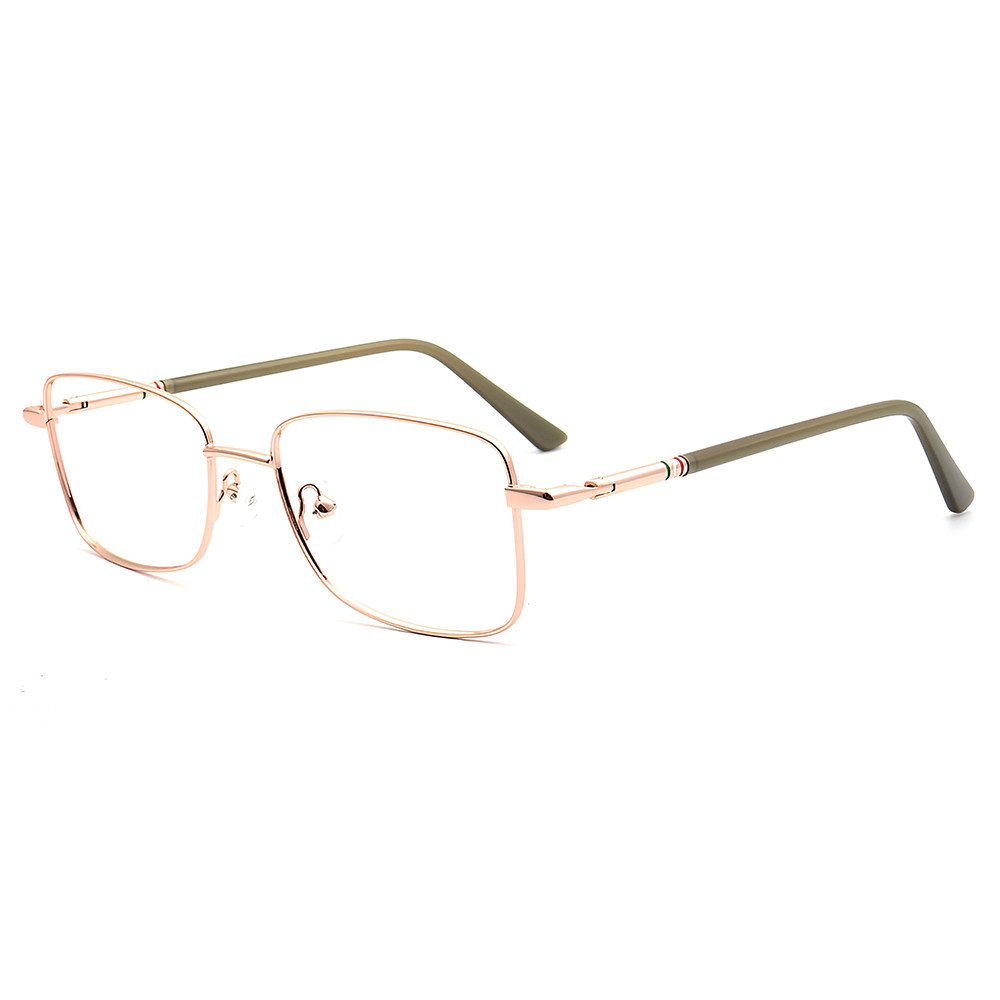 PACIEA Lesebrille Damen Herren Rechteckig Hochwertige Legierung Blaulichtfilter