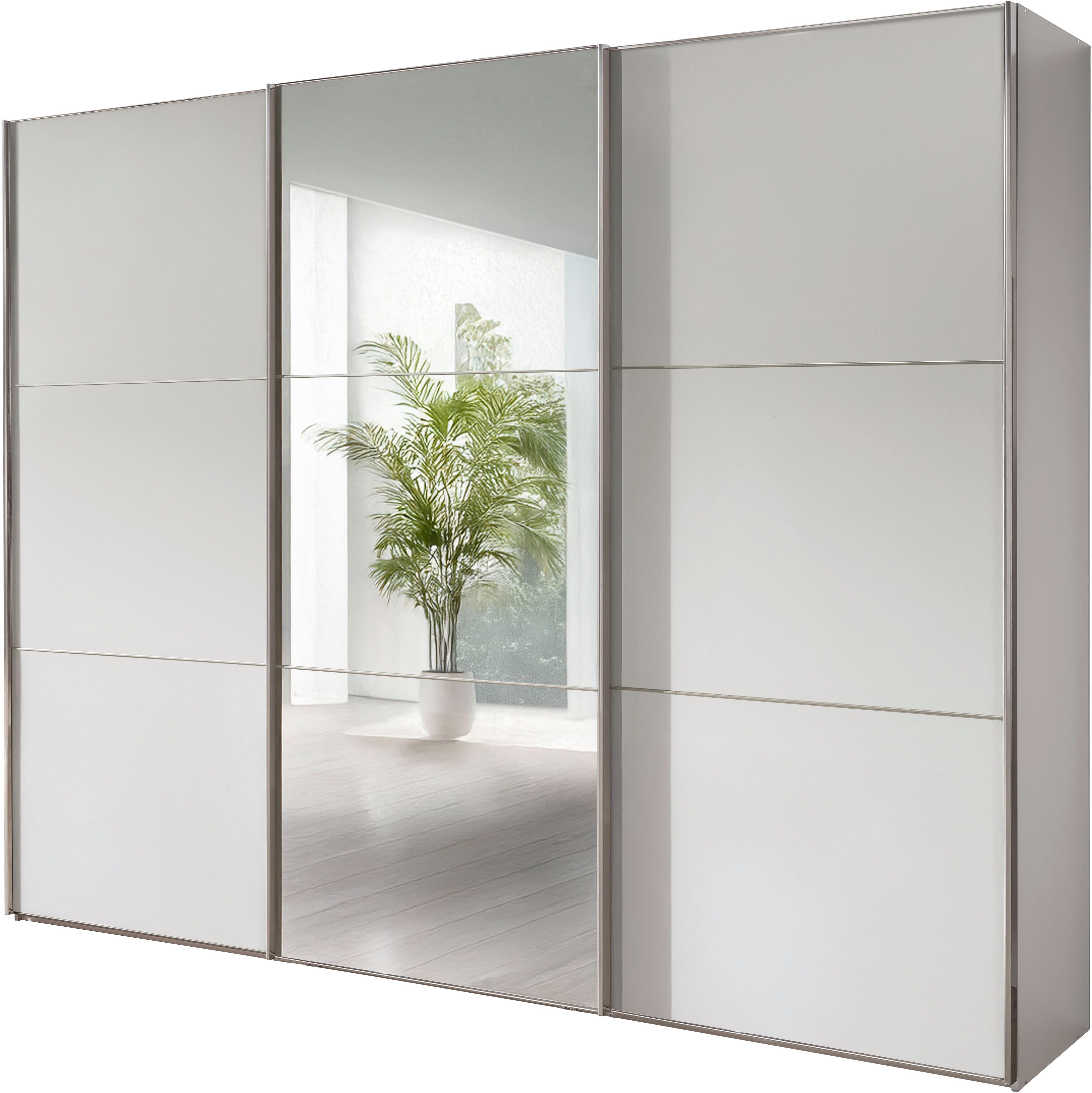 Schwebetürenschrank Phoenix, Made in Germany, modernes Design, Highlight, Blickfang