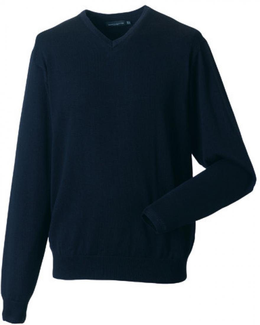 Russell Sweatshirt V-Neck Knitted Pullover