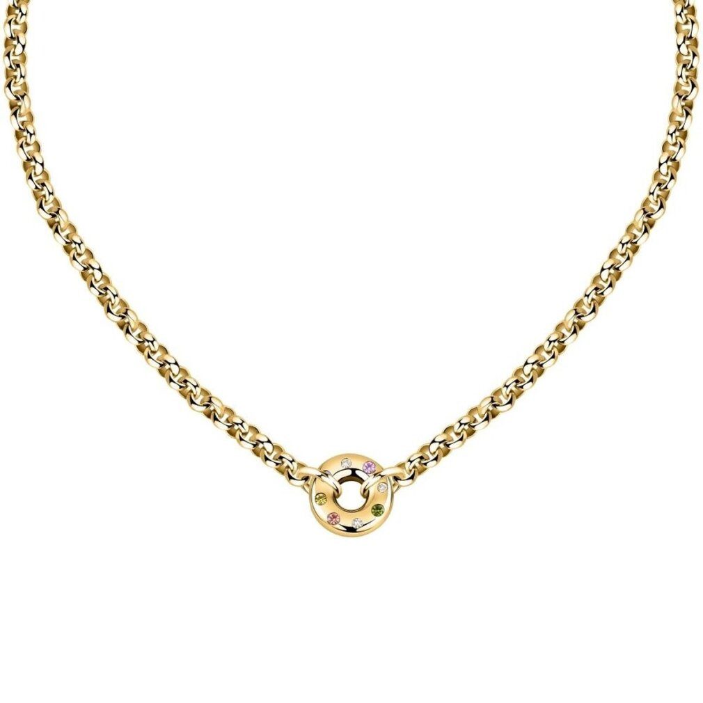 MORELLATO Kette mit Einhänger Gold-plated necklace with colored crystals Bagliori SAVO03
