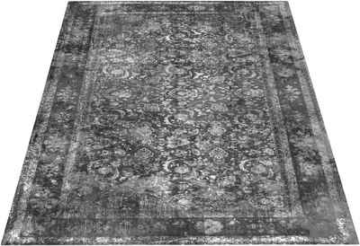 Teppich Everly, Bruno Banani, rechteckig, Höhe: 9 mm, Vintage Design, moderne Used-Optik, Kurzflorteppich, mit Bordüre