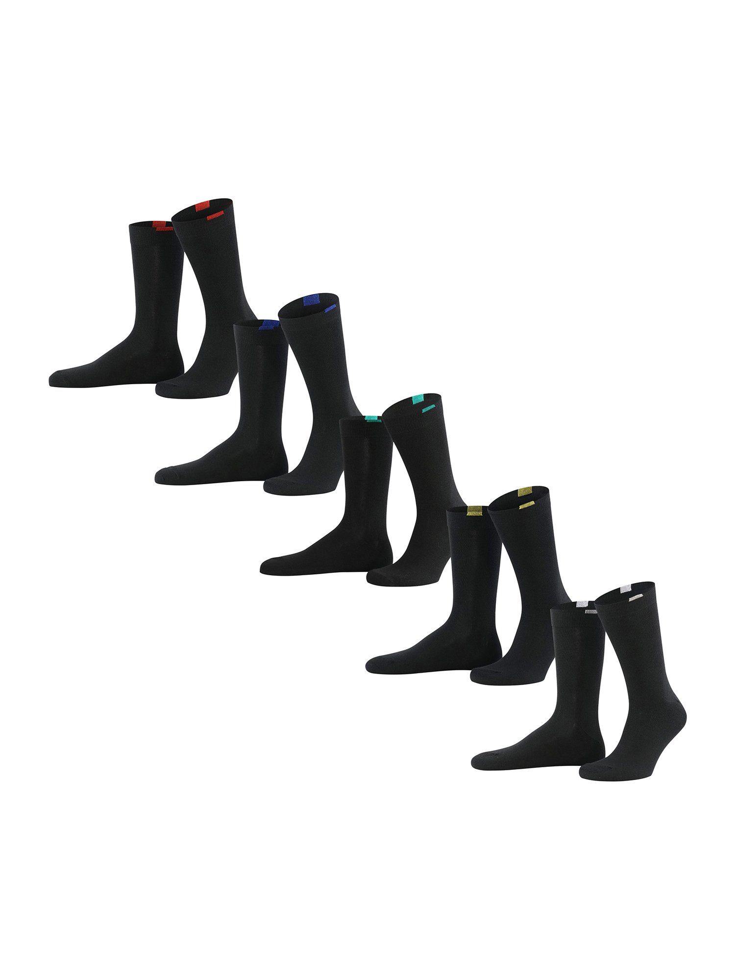 DIM (5-Paar) Eco schwarz Basicsocken