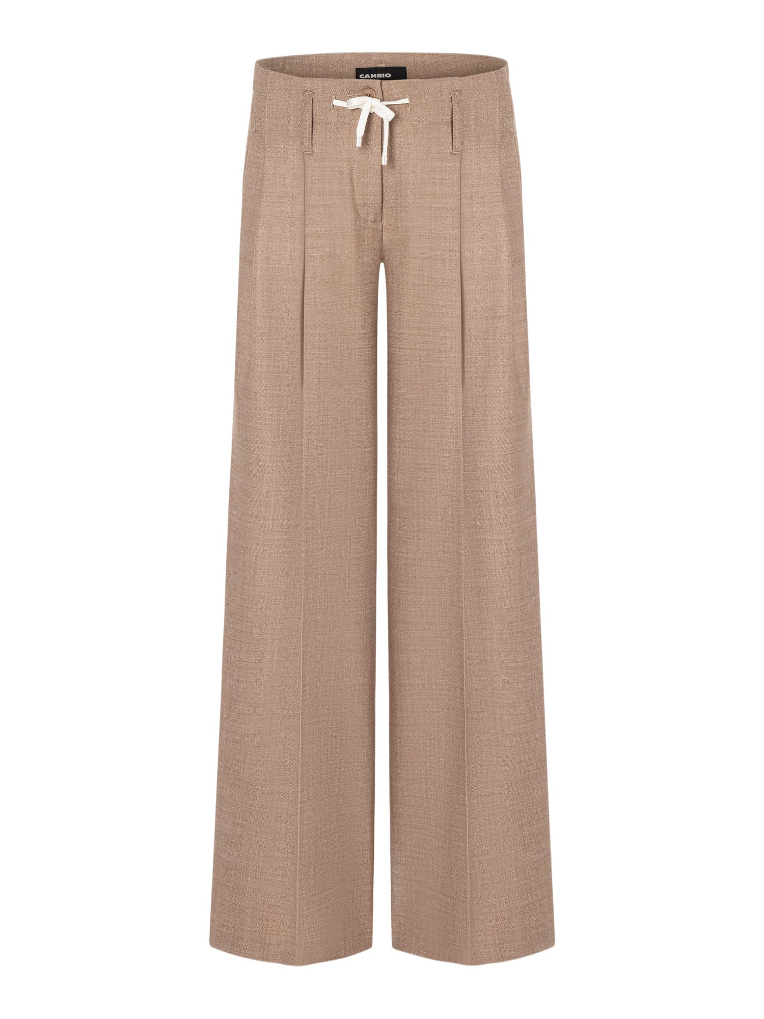 Cambio Stoffhose natur,Basic,Polyester,Unifarben,Regular Fit,Mittel
