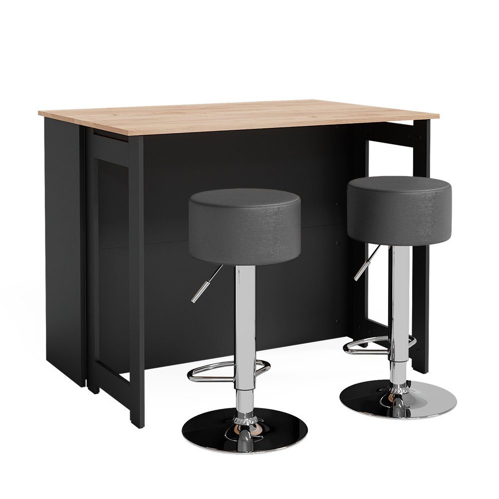 Vicco Bartisch Dominic, Goldkraft Eiche/Anthrazit, 116 günstig online kaufen