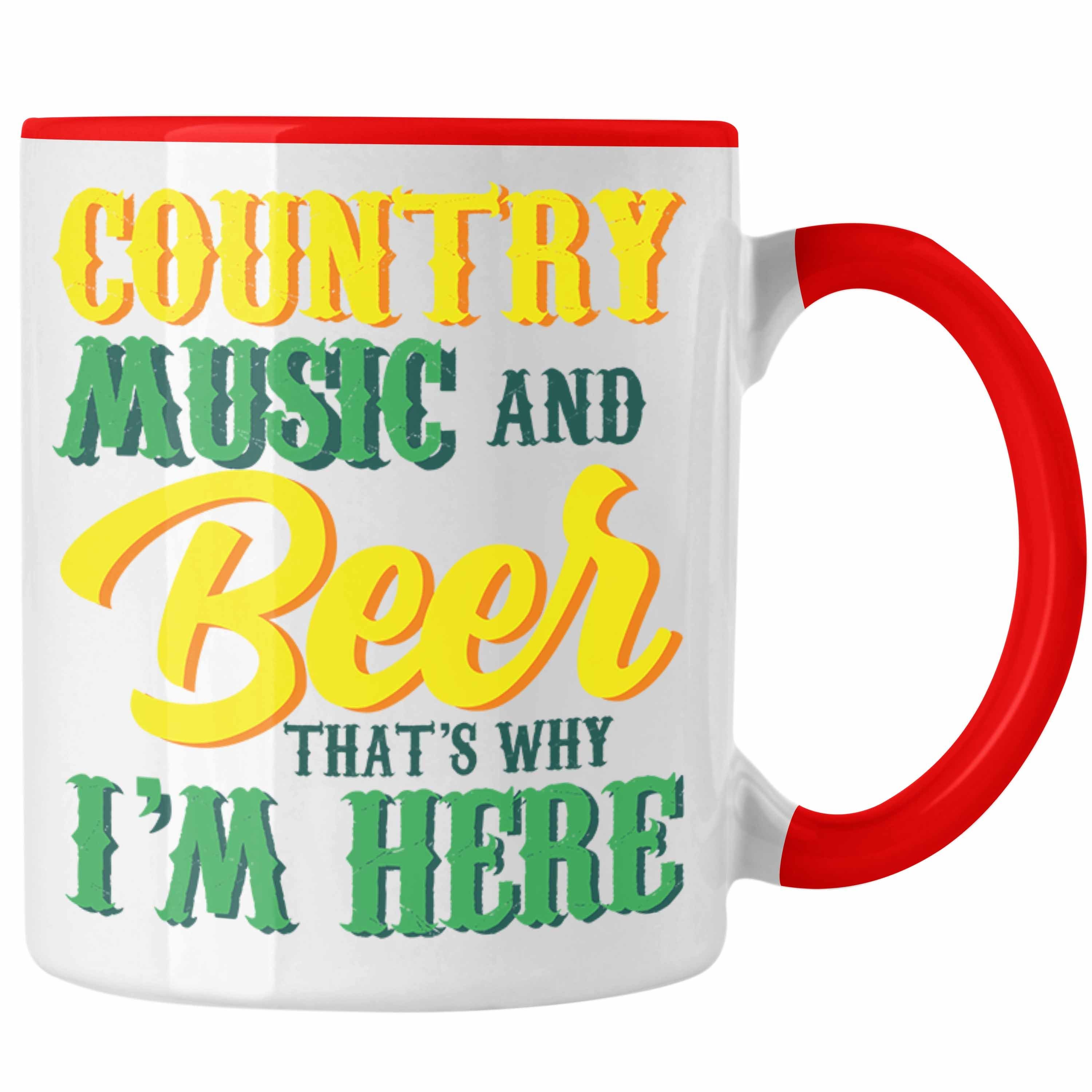 Trendation Tasse Lustige Country Music Tasse Geschenk für Fans der Country-Musik