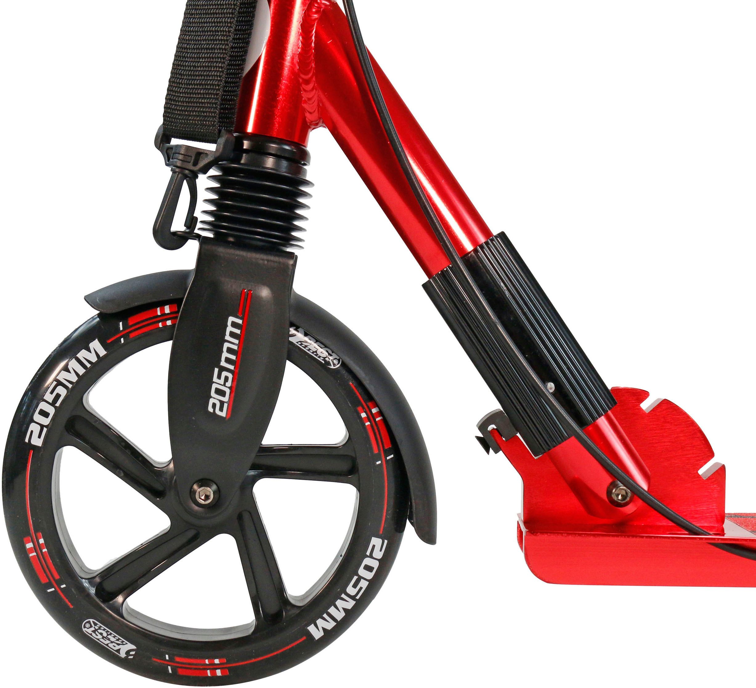 Best Sporting Cityroller City-Scooter schwarz rot – Bild 5 von 5