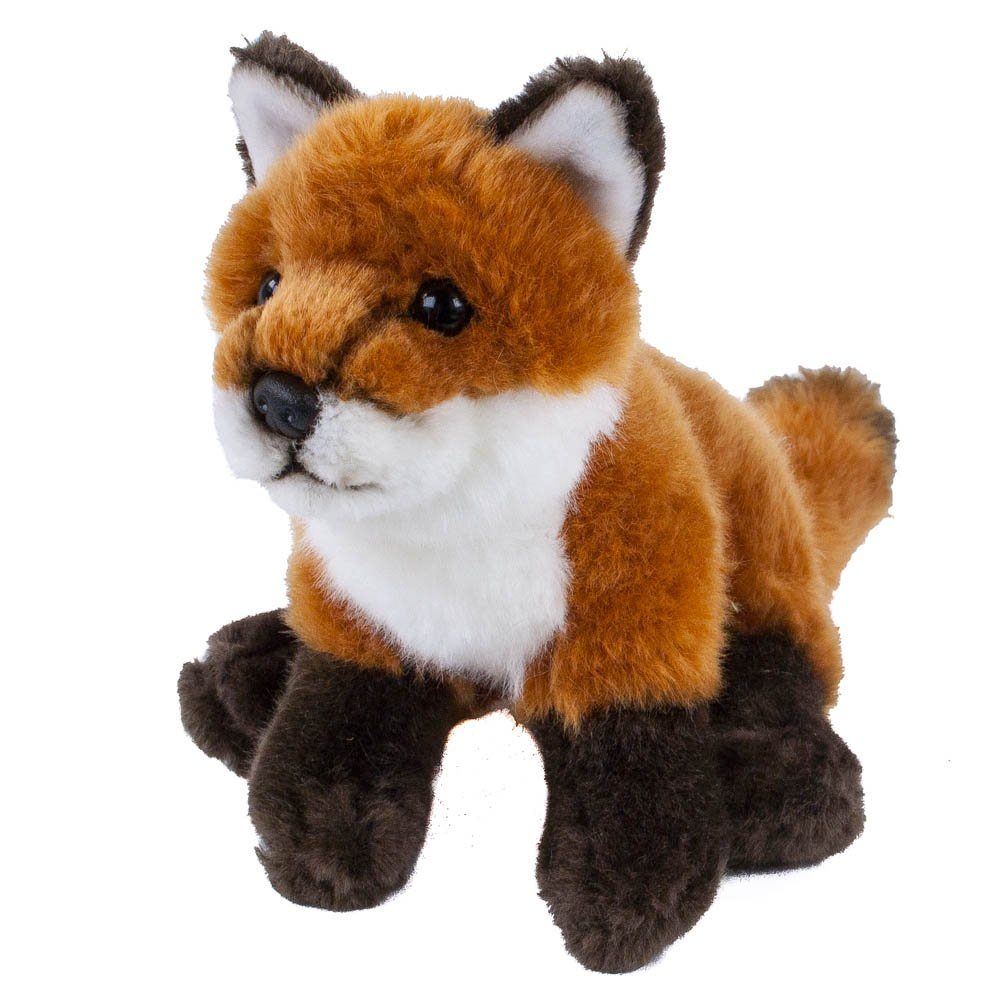 Teddys Rothenburg Kuscheltier Fuchs sitzend 25 cm rotbraun Stofffuchs (Plüschtier, Stofftier, Plüschfuchs)