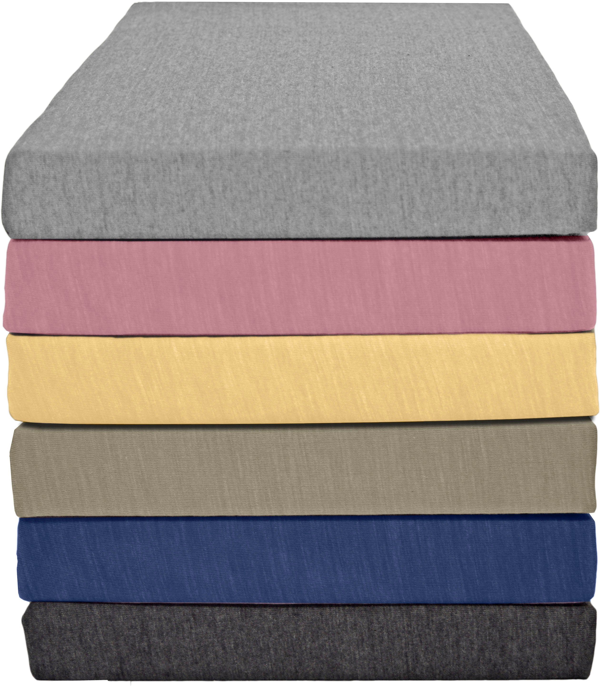 KUM Spannbettlaken Polycotton Spannbetttuch, Polycotton, Gummizug: günstig online kaufen