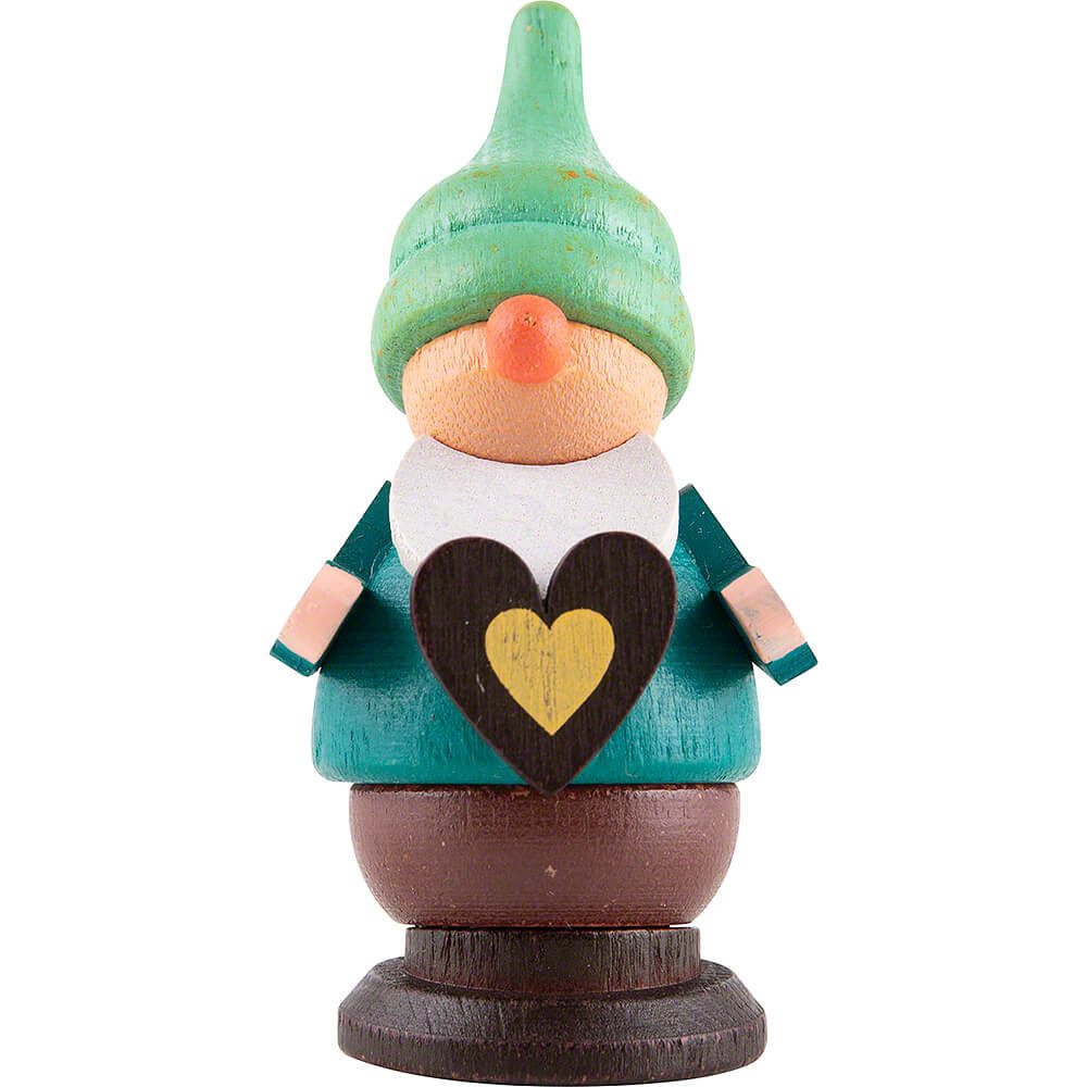 Spielwarenmacher Günther e.K. Dekofigur Zwerg mit Herz (6cm) von Spielwarenmacher Günther