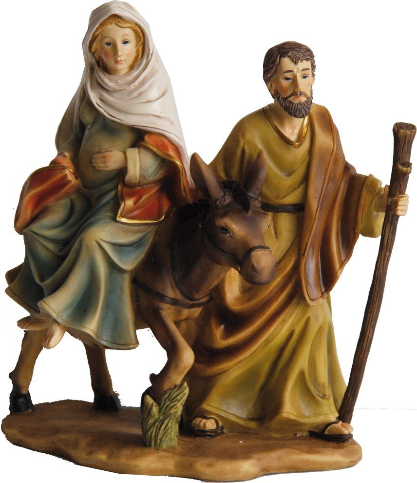 dekoprojekt Krippenfigur Krippenfigur Herbergssuche 13,6 cm (1 St)