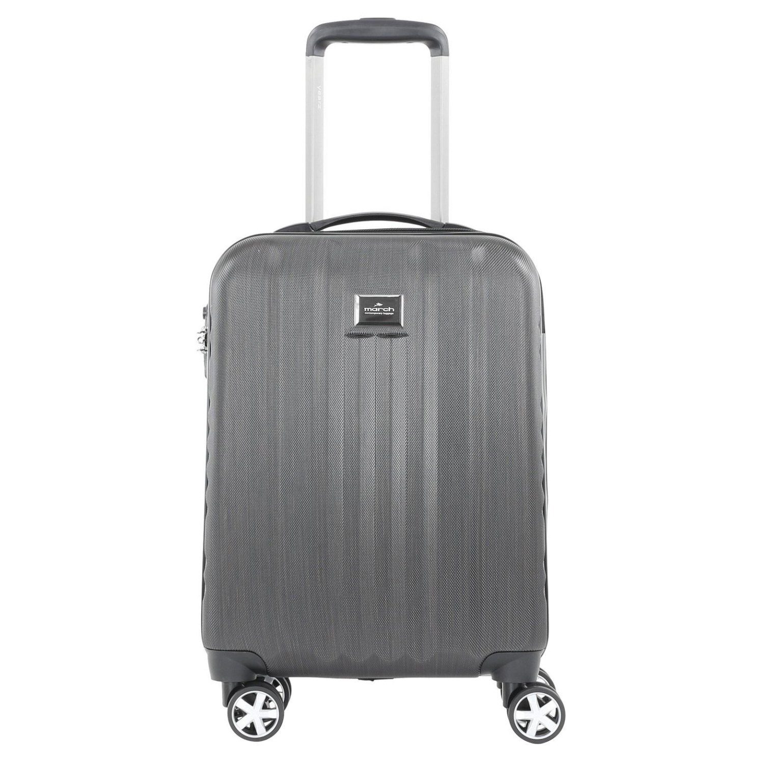 March15 Trading Trolley Fly brushed - 4-Rollen-Kabinentrolley S 55 cm, 4 Rollen bronze brushed