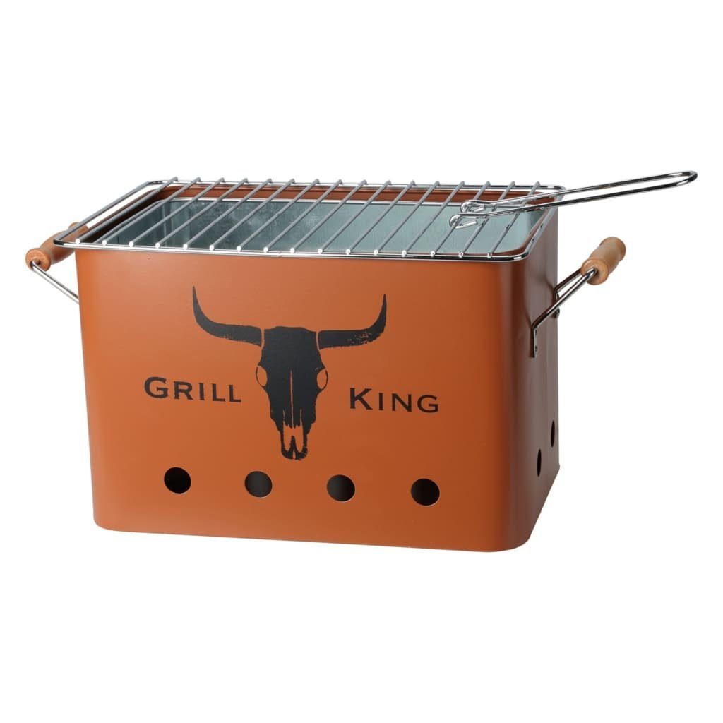 Progarden Grillkamin Grill Rechteckig Matt Orange