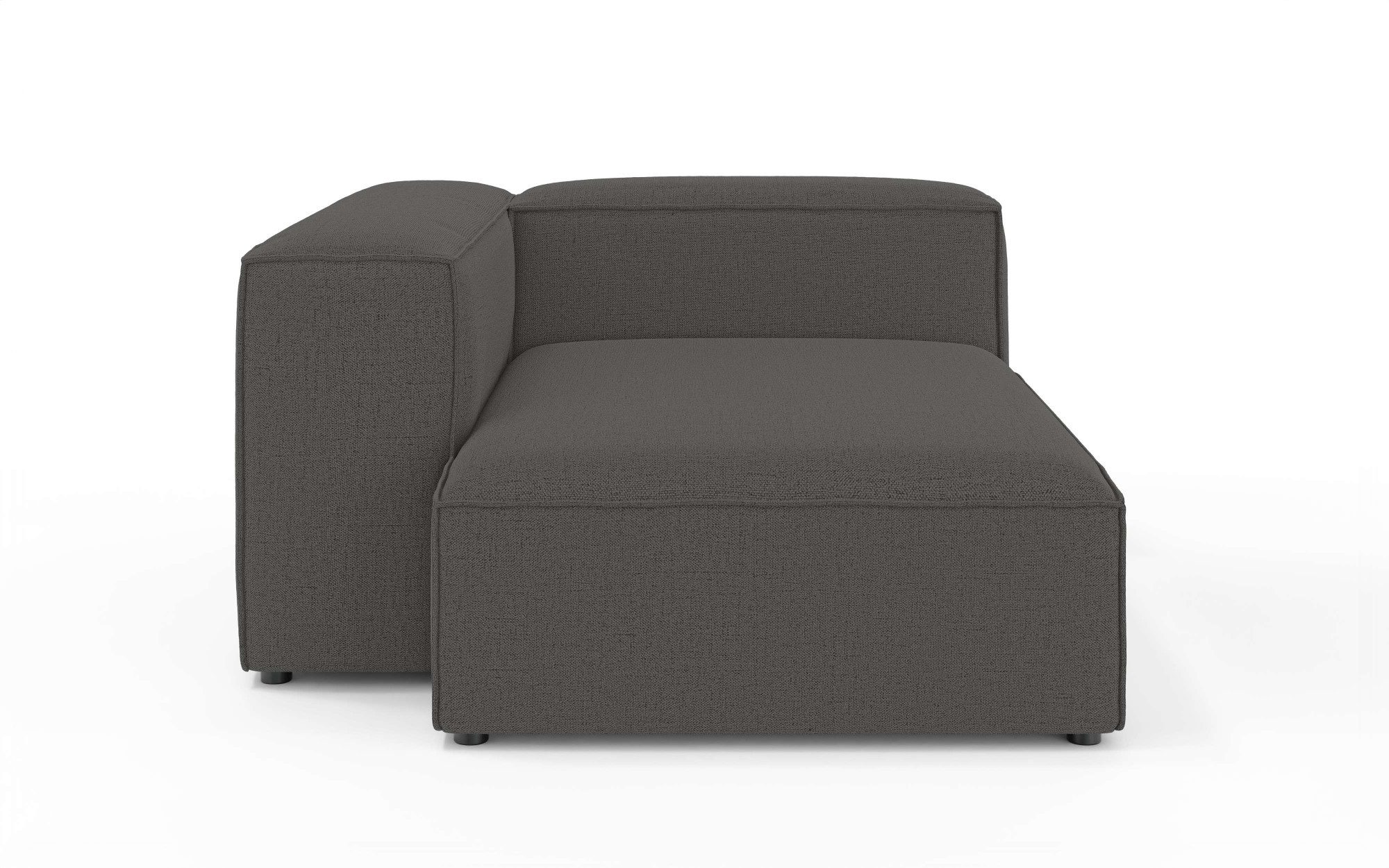 OTTO home Ottomane XL HAILY links/rechts bestellbar, extra tief, Maße B/T/H: 130/160/72cm, als Modul oder separat verwendbar, für individuelle Zusammenstellung