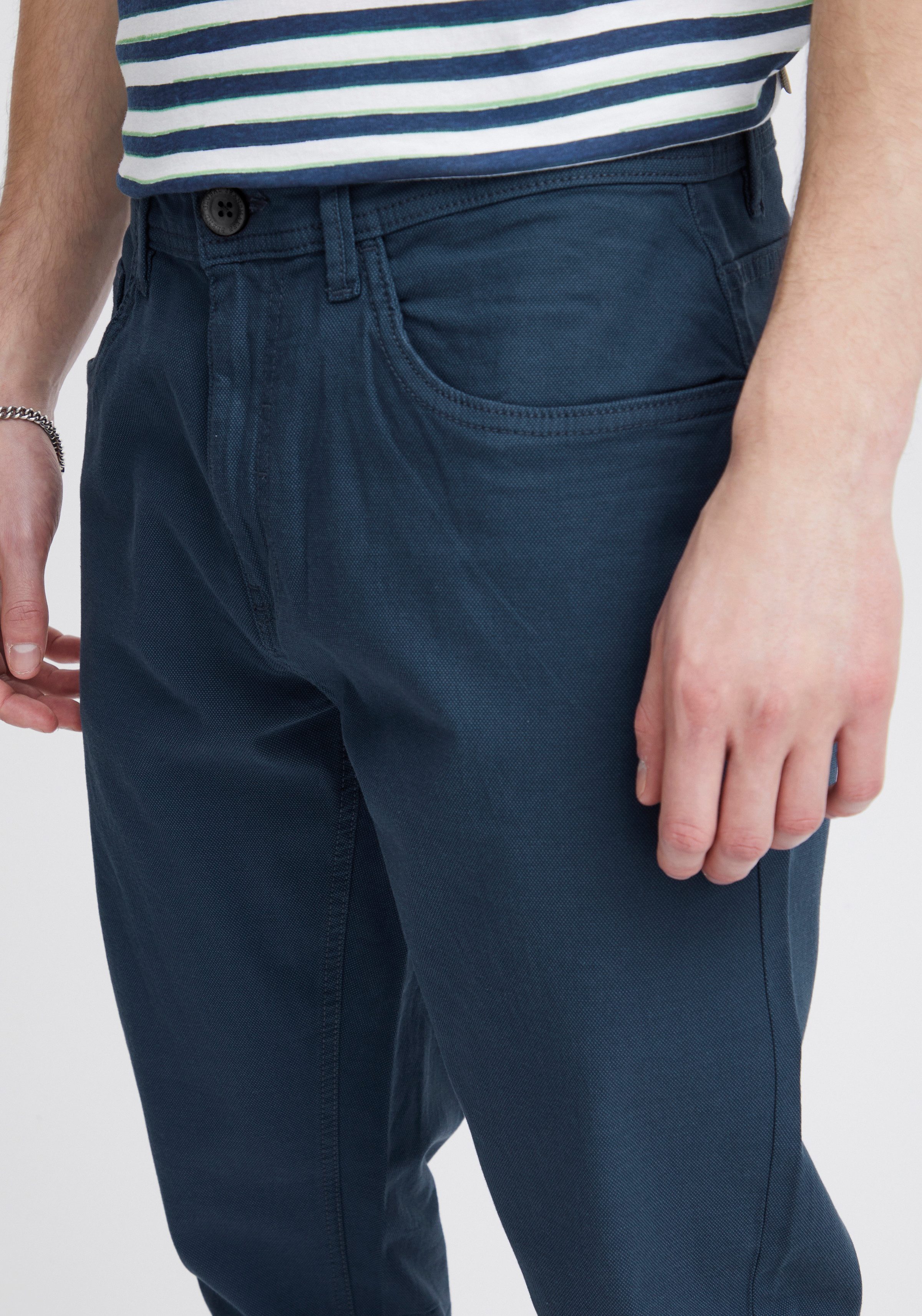 Blend Stoffhose BHEdford pants mit Markenlabel, aus Baumwollmischung, Regular Fit, knöchellang