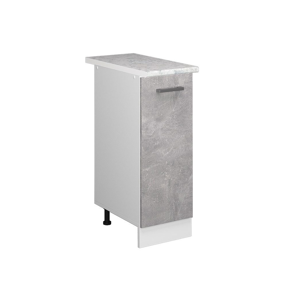Vicco Schranksystem R-Line, Beton/Weiß, 30 cm günstig online kaufen