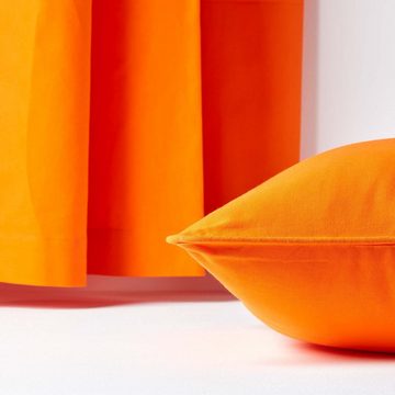 Kissenbezüge Kissenbezug aus Baumwolle in Orange, 30 x 30 cm, Homescapes
