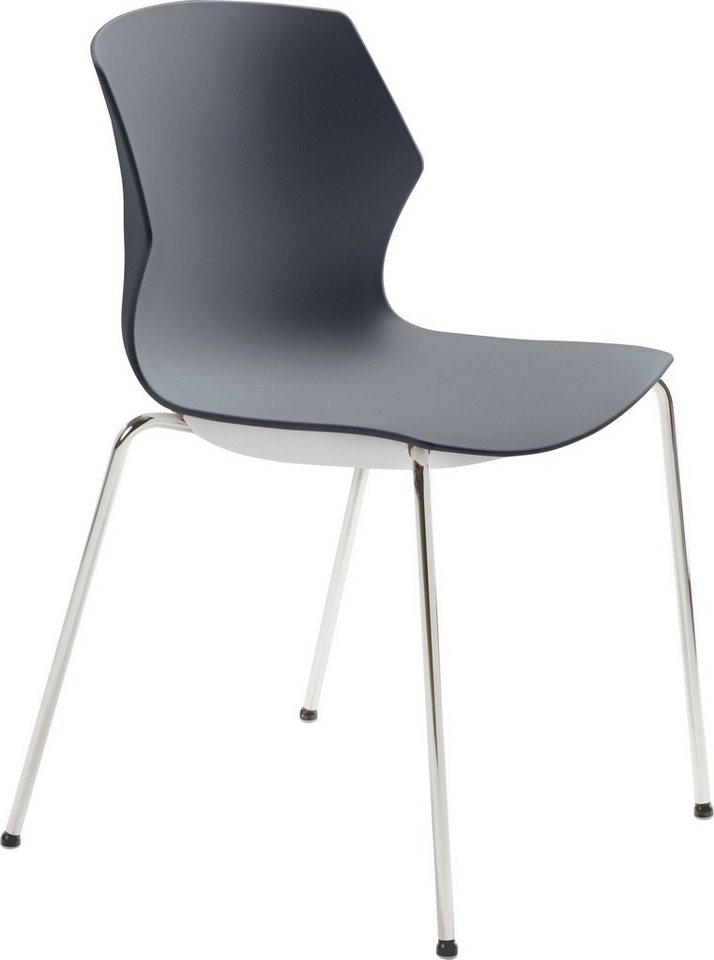 Mayer Sitzmöbel Stapelstuhl Stapelstuhl myPRIMO, stapelbar, hochwertiges  4-Fuß-Gestell