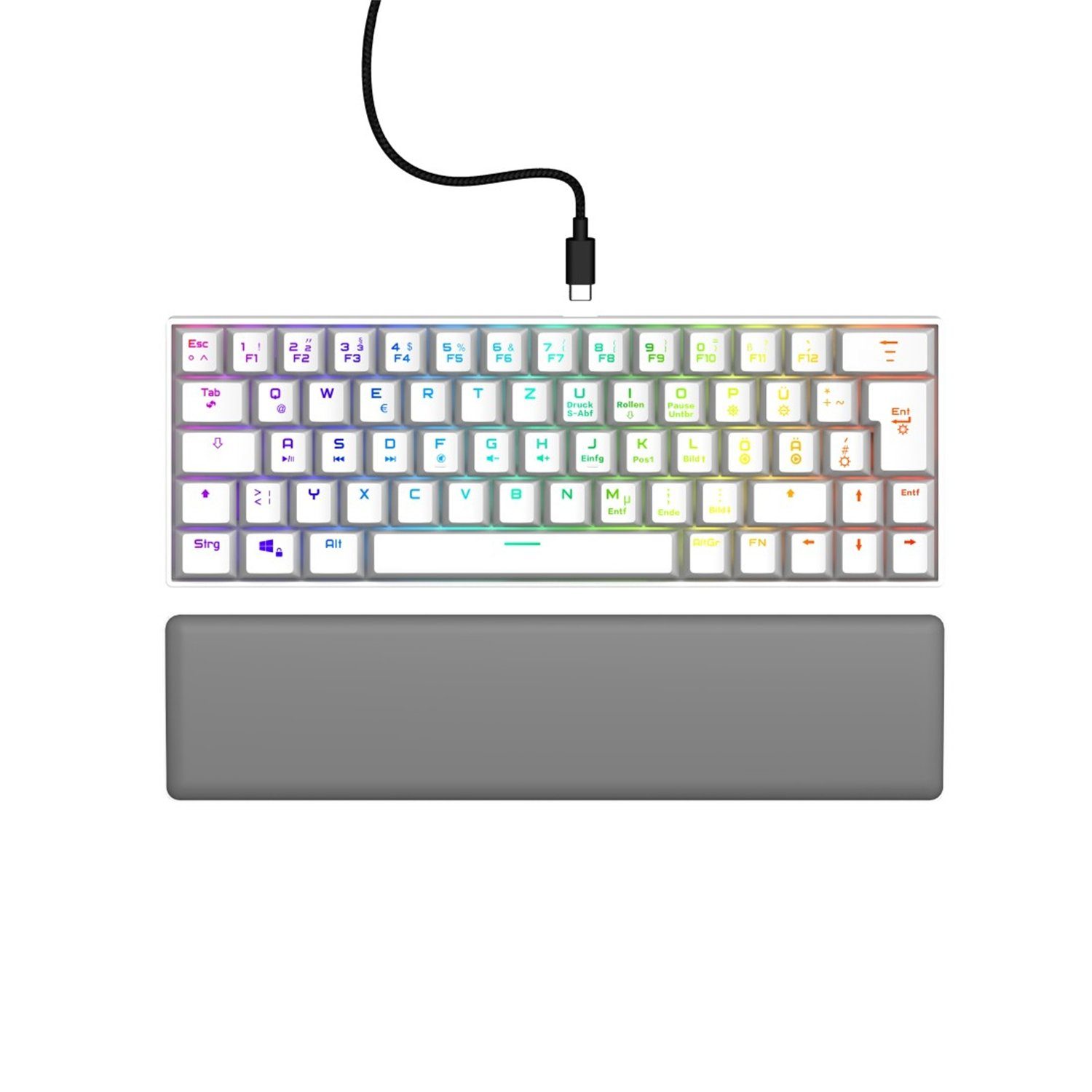 Exodus 760 Mechanical Mini, Weiß Gaming-Tastatur
