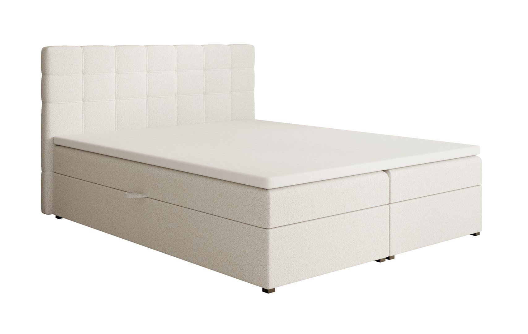 Beautysofa Boxspringbett Kontinentales mit Bettkasten TOPIQ günstig online kaufen